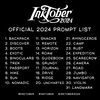 Alle inktober prompts in 1 avond