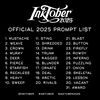 Alle inktober prompts in 1 avond